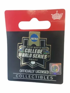 2016 Omaha Men's College World Series CWS Aminco Black Metal Lapel Pin