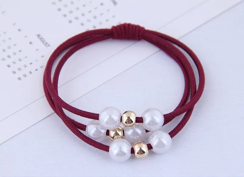 4 Pack Stylish Hair Tie Bracelet