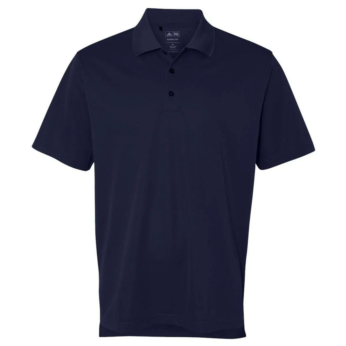 adidas Golf Men's Navy/White Climalite Basic Sport Shirt