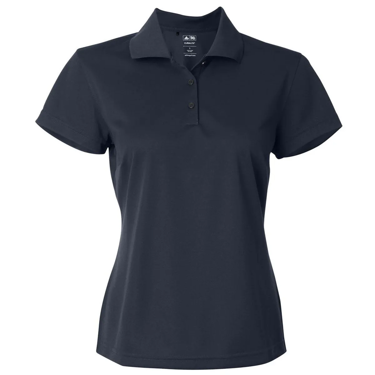 adidas Golf Women's Navy/White Climalite Basic Sport Shirt