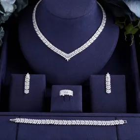 African Bridal Jewelry Sets New Fashion Dubai Necklace Sets For Women