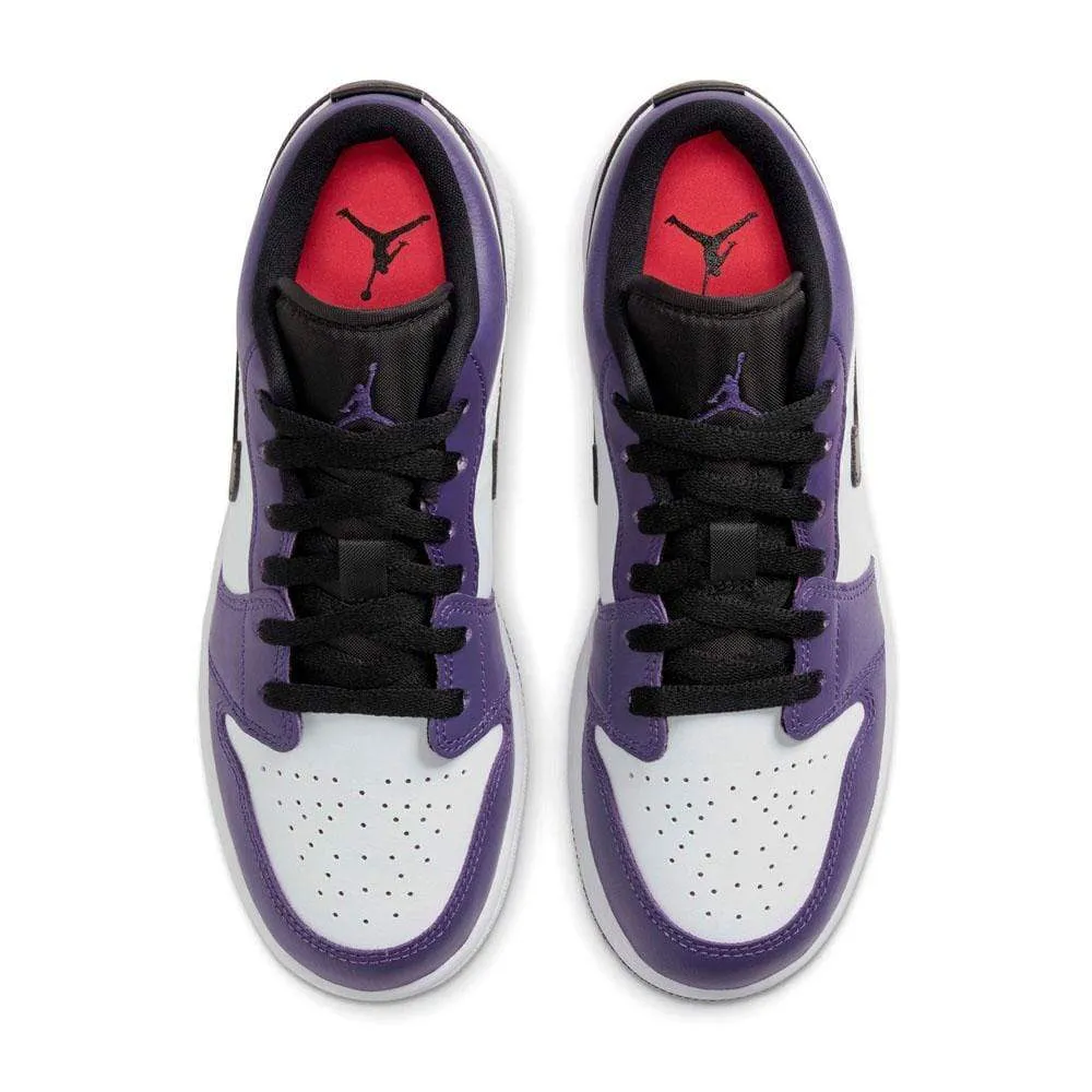 Air Jordan 1 Low GS "Court Purple White"