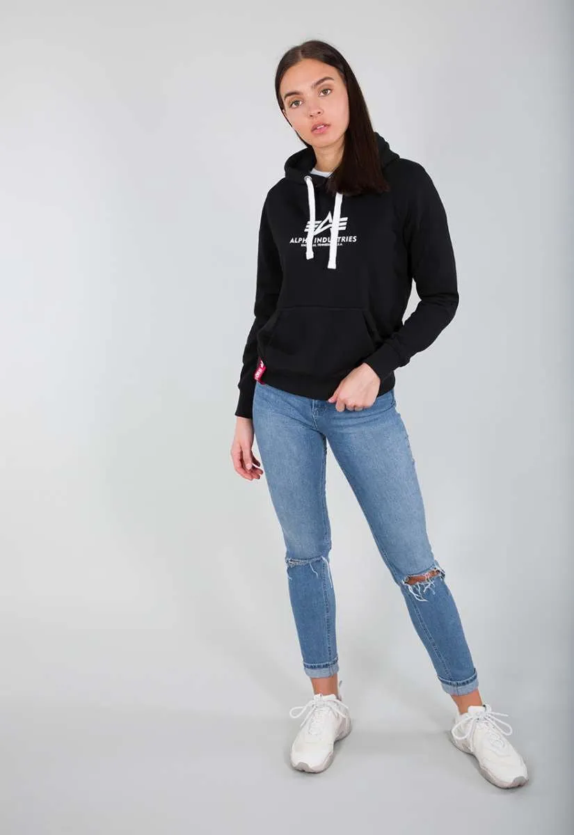 Alpha Industries New Basic Hoodie WMN schwarz 196032-03