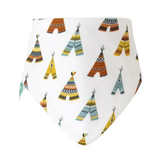 Baby Bib - Reversible Bandana TeePee 2-pack