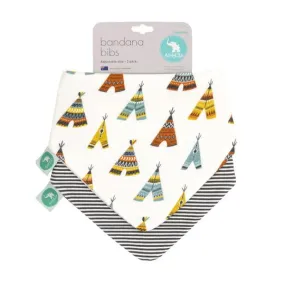 Baby Bib - Reversible Bandana TeePee 2-pack