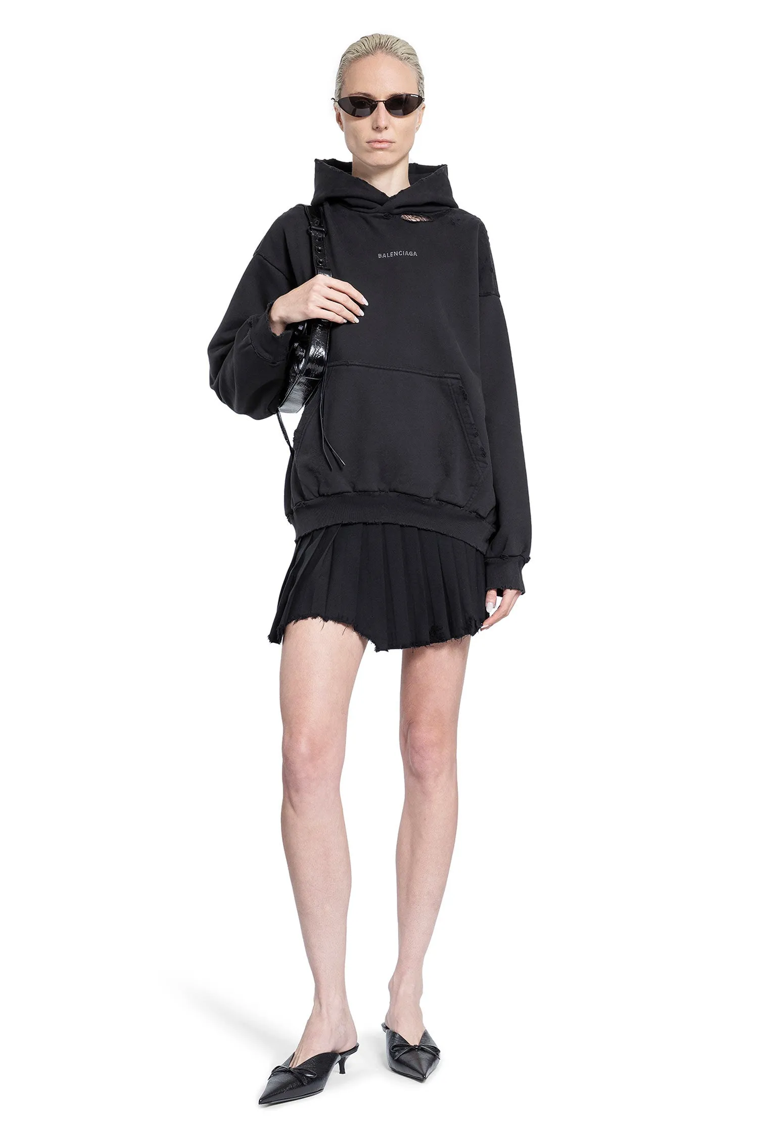 BALENCIAGA WOMAN BLACK SKIRTS