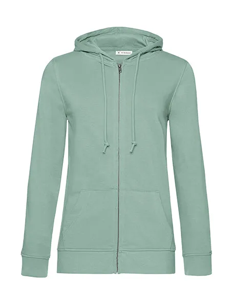 B&C - WW36B - Organic Zipped Hooded /women