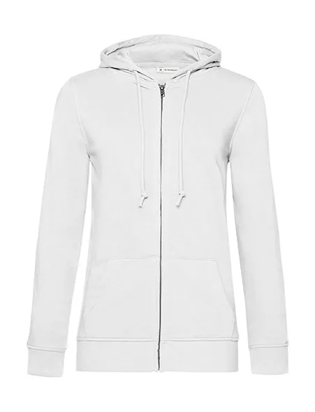 B&C - WW36B - Organic Zipped Hooded /women