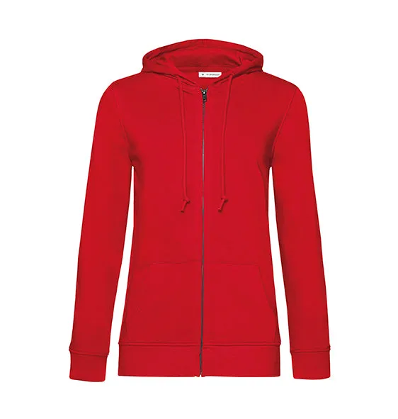 B&C - WW36B - Organic Zipped Hooded /women