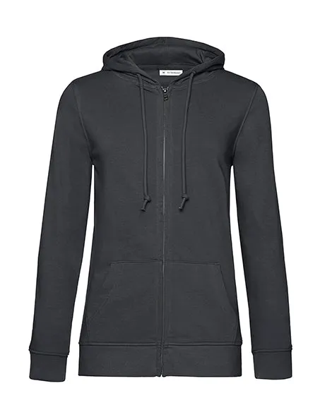 B&C - WW36B - Organic Zipped Hooded /women