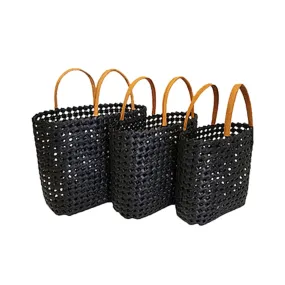 Basket Shopper - Mix Black