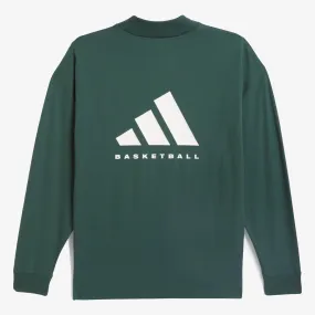 BASKETBALL LONG SLEEVE TEE 'MINERAL GREEN'