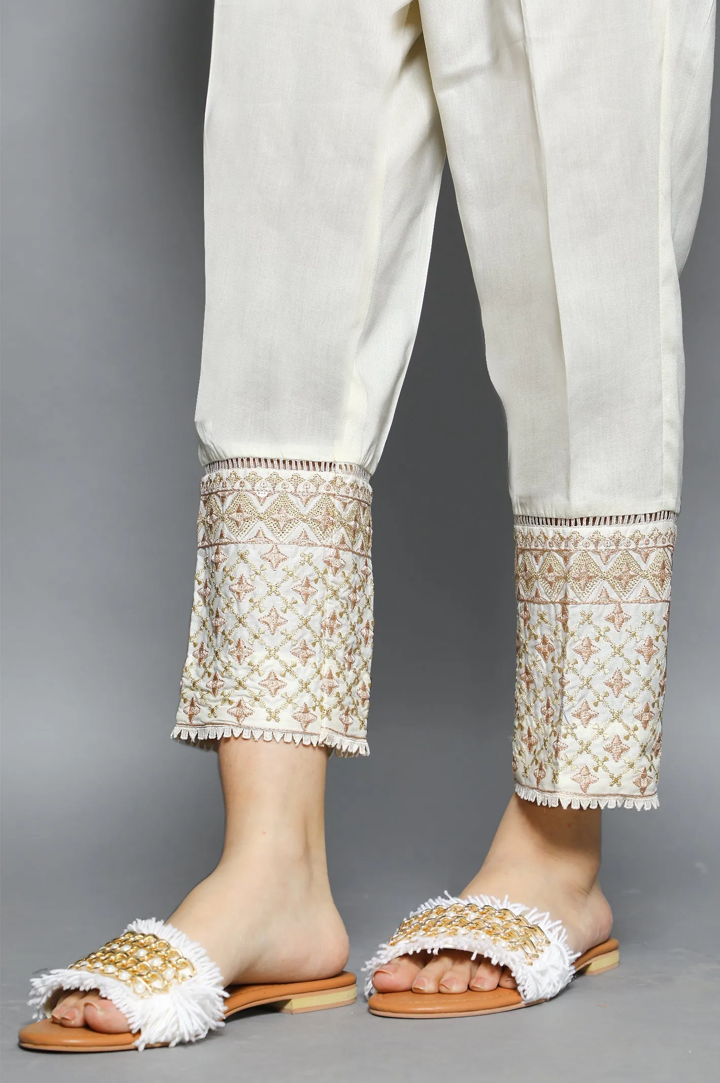 Beige Trouser