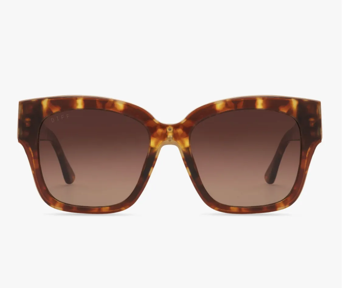 Bella III Amber Tortoise/Brown Gradient Sunglasses