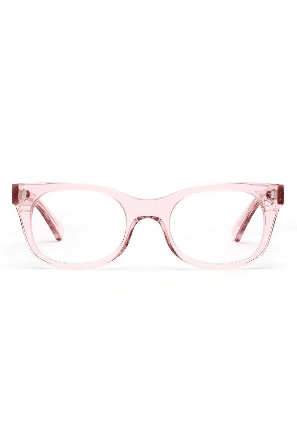 BIXBY- POLISHED CLEAR PINK