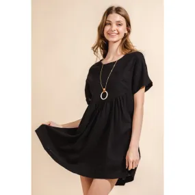 Black Baby Doll Dress