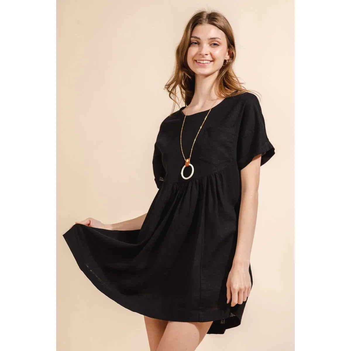 Black Baby Doll Dress