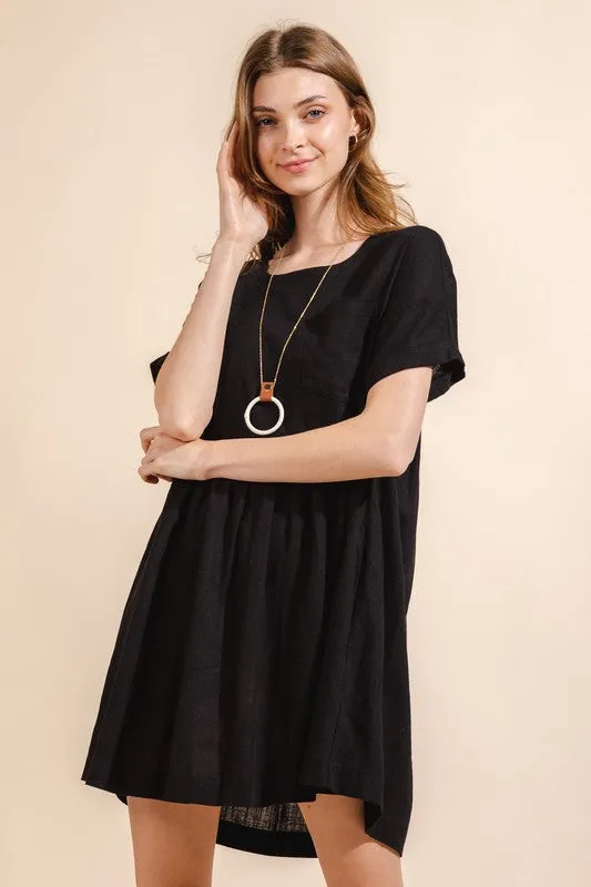 Black Baby Doll Dress