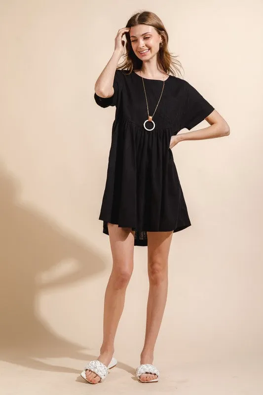 Black Baby Doll Dress