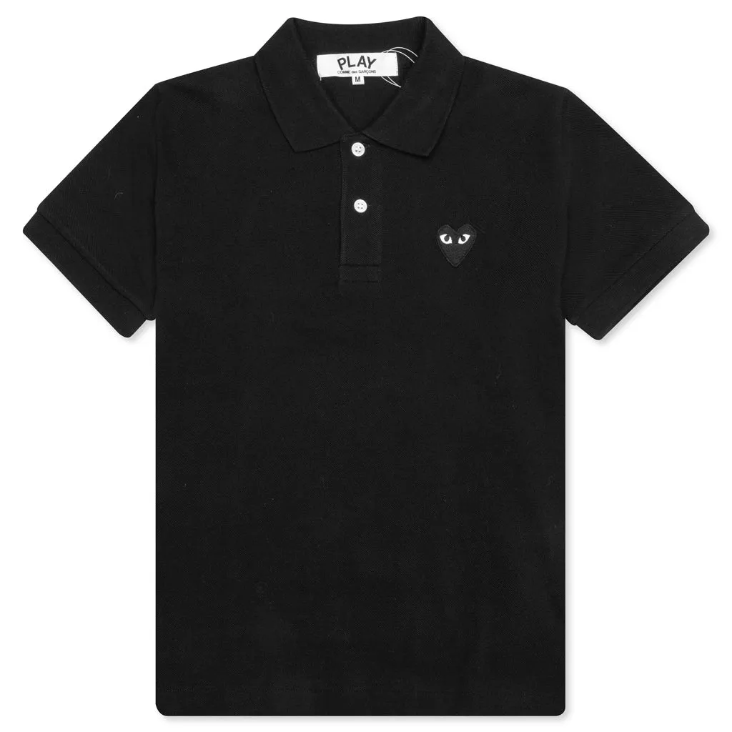 Black Emblem Women's Polo Shirt - Black