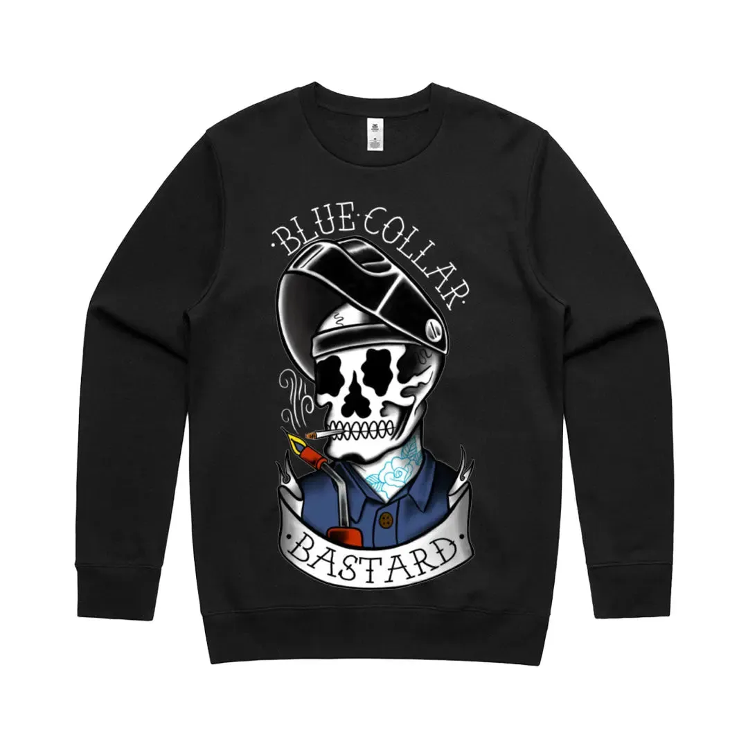 Blue Collar Bastard Crewneck