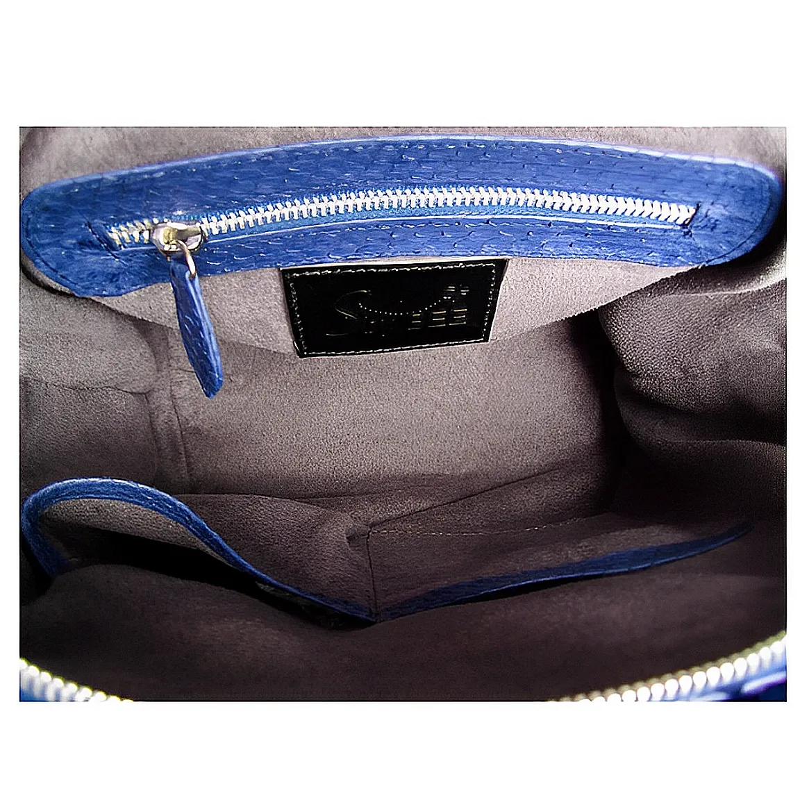 Blue Satchel Bag