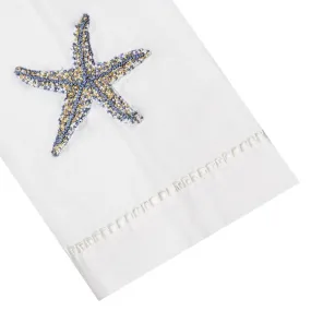 Blue Starfish Tip Towel