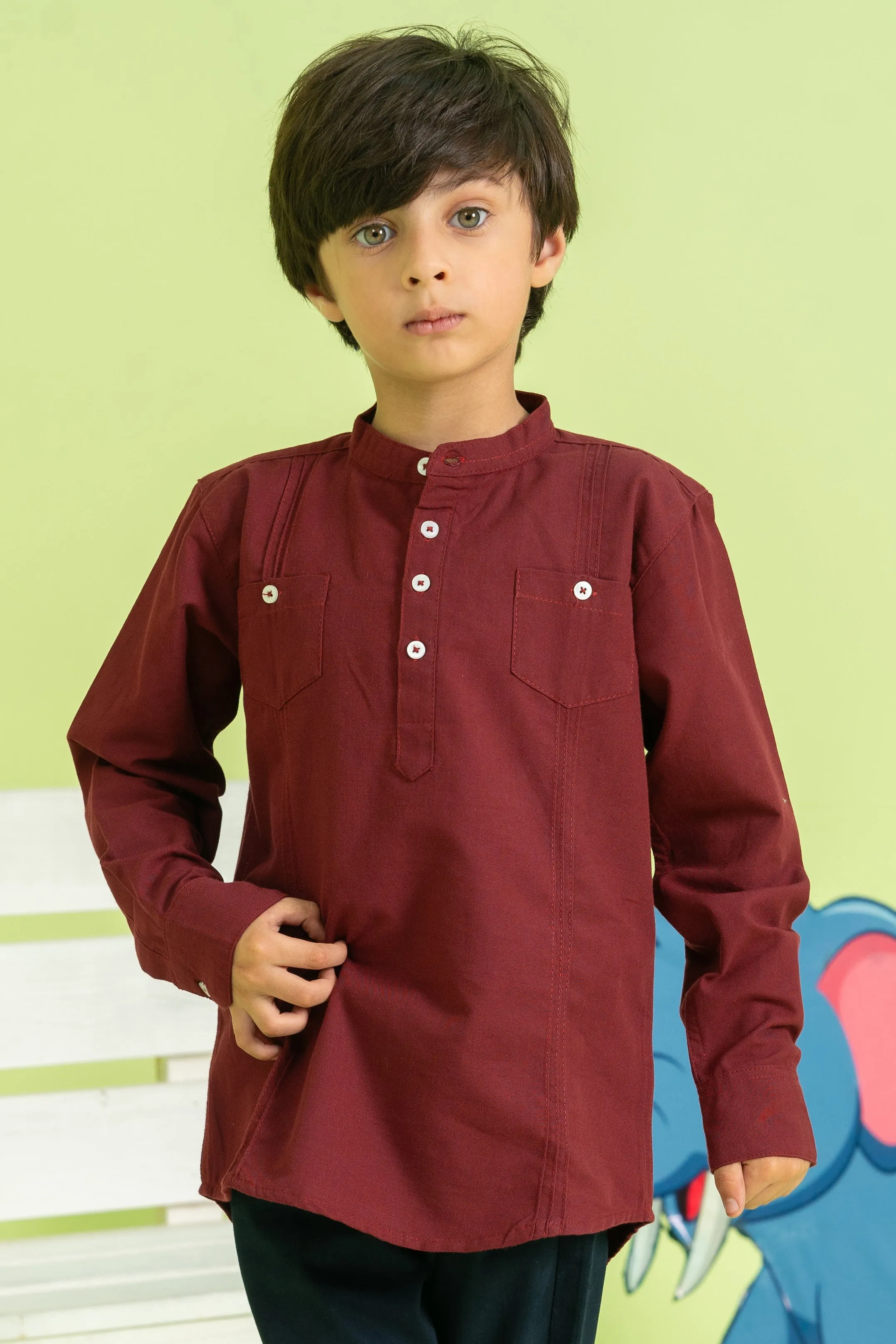 Boys NIDAL Cotton Casual Shirt