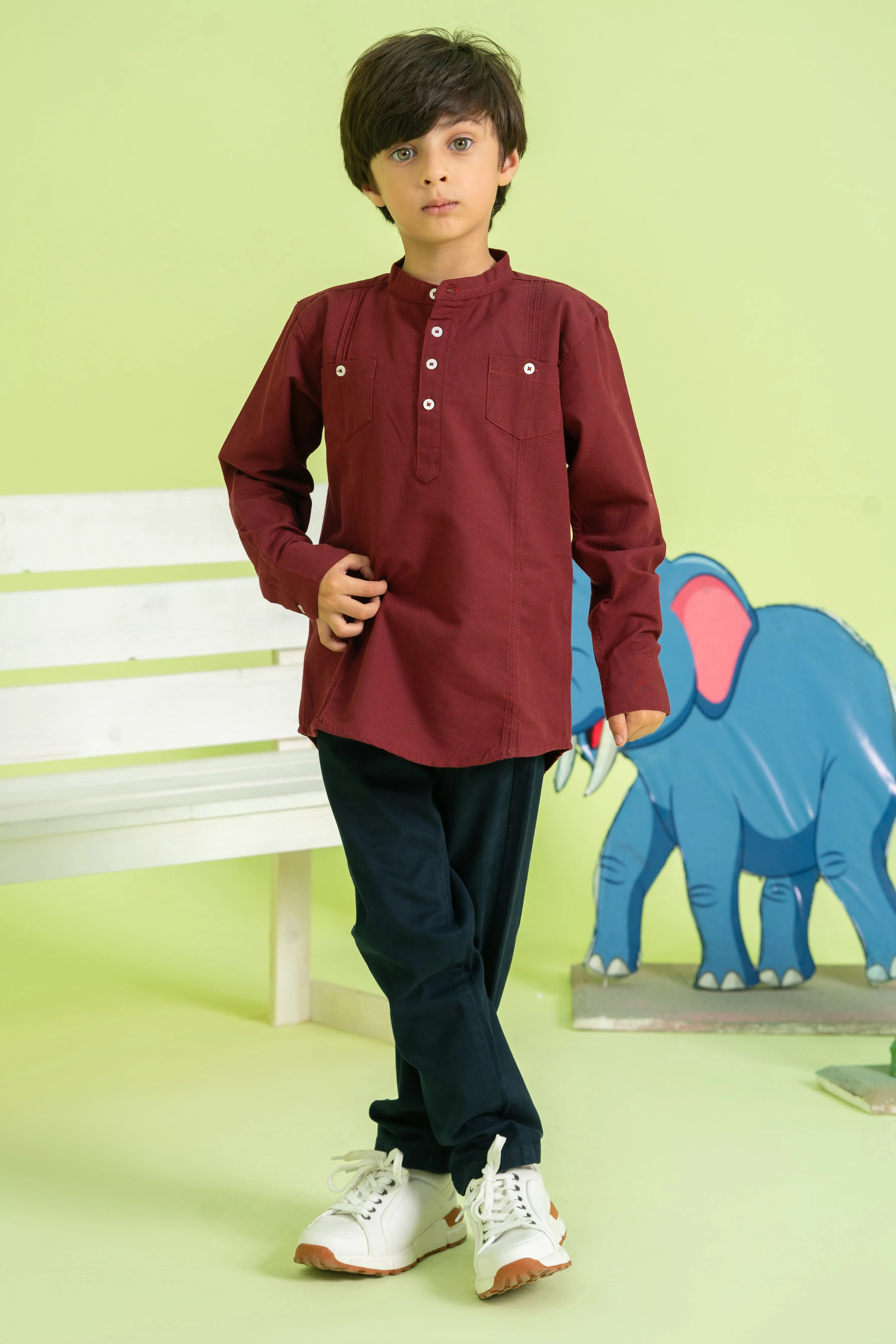 Boys NIDAL Cotton Casual Shirt