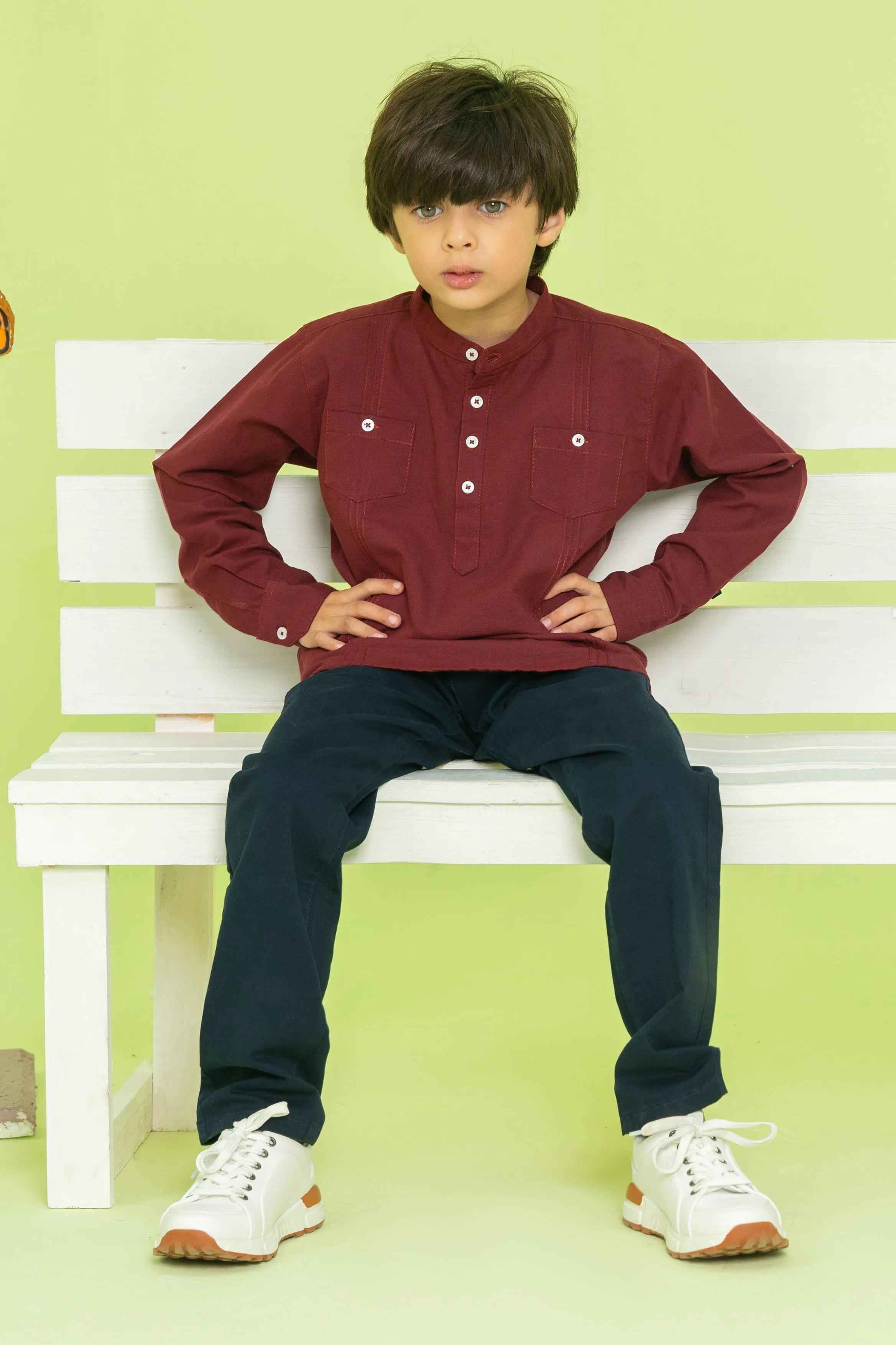 Boys NIDAL Cotton Casual Shirt