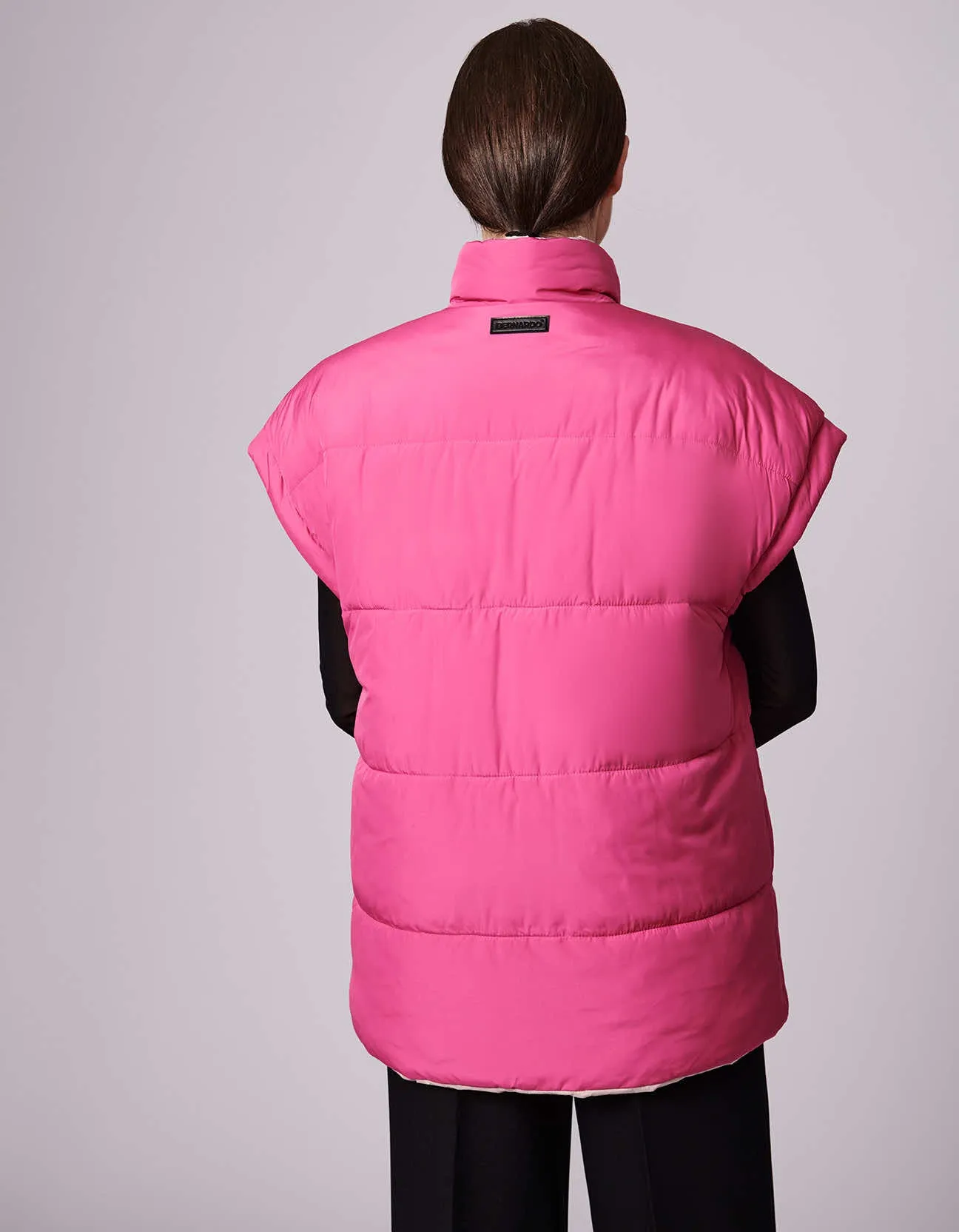 Breast Cancer Awareness Reversible Puffer Vest