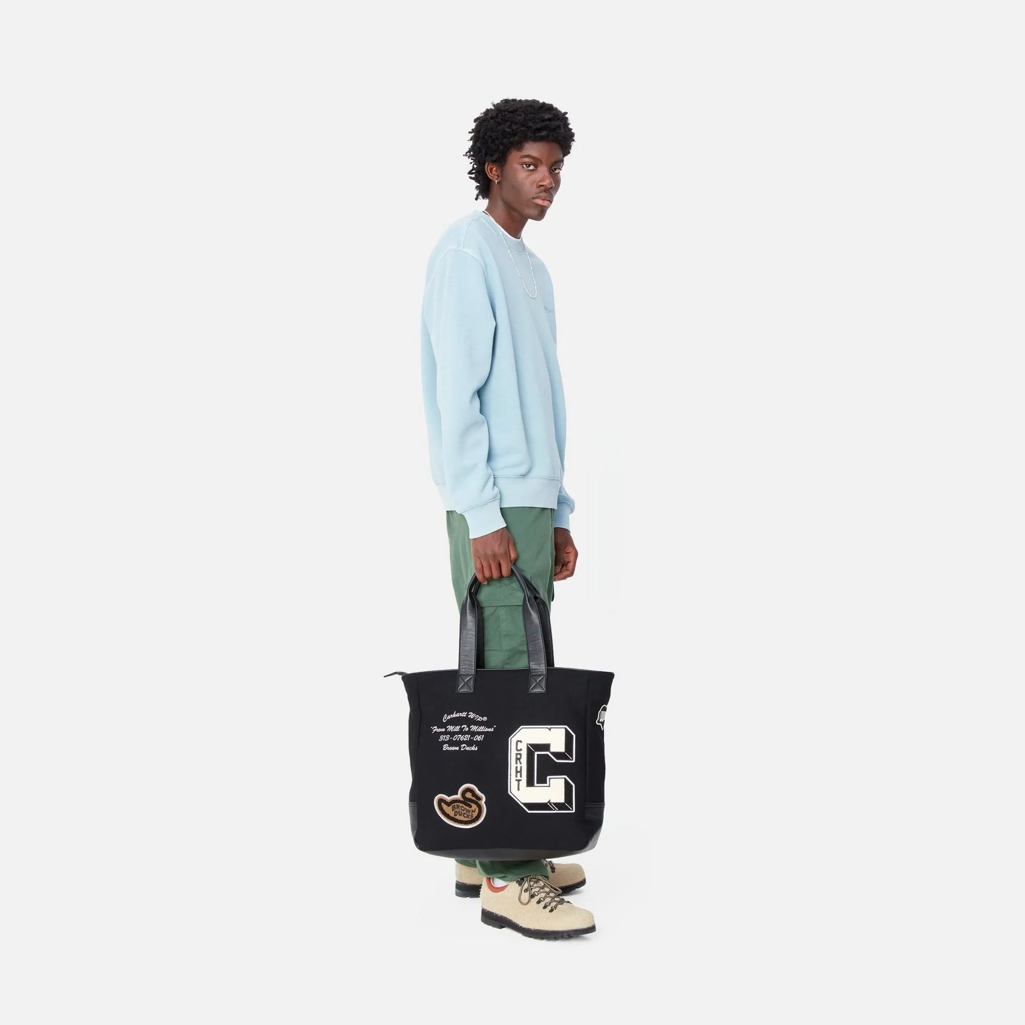 Brown Ducks Tote | Black / Black