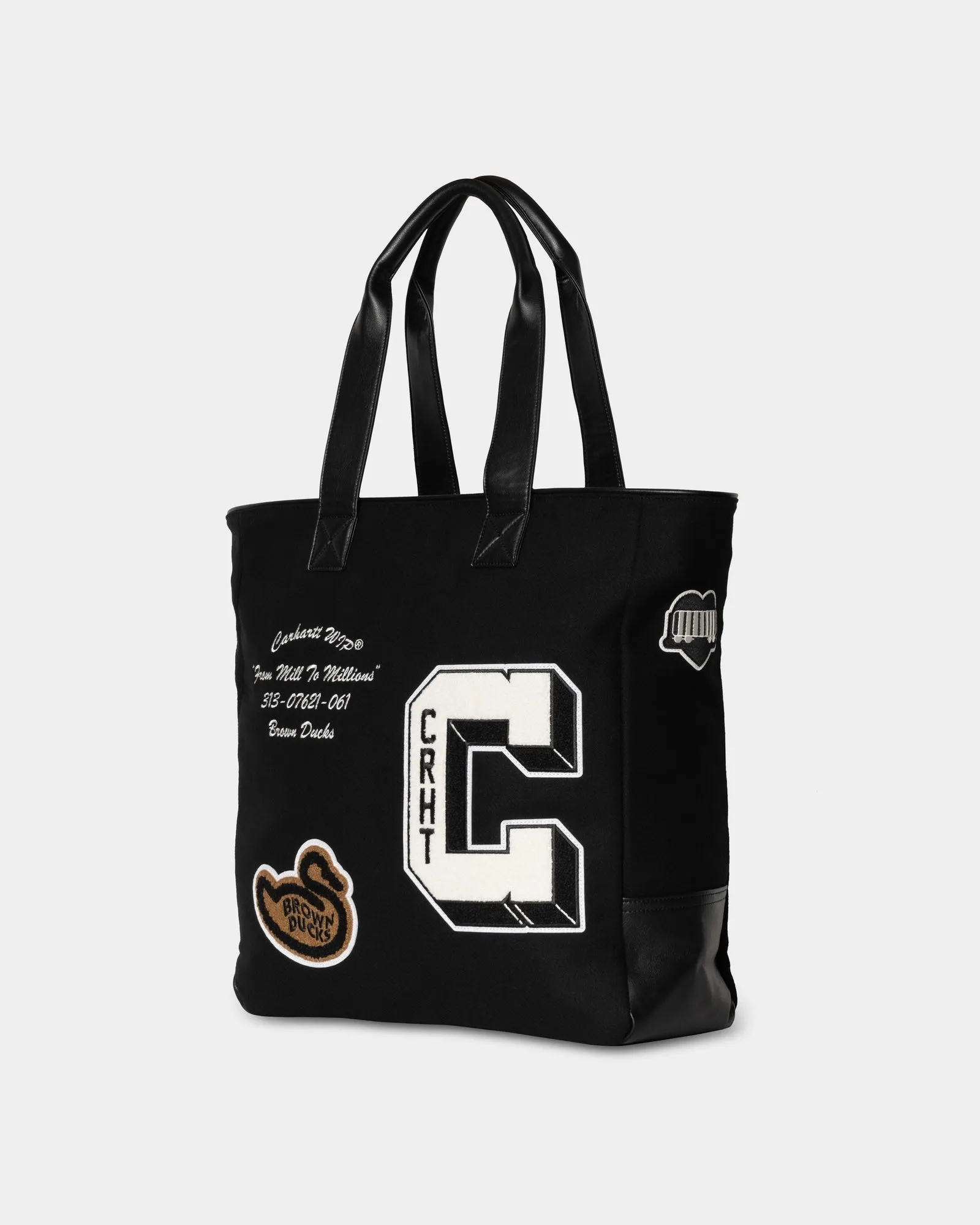 Brown Ducks Tote | Black / Black