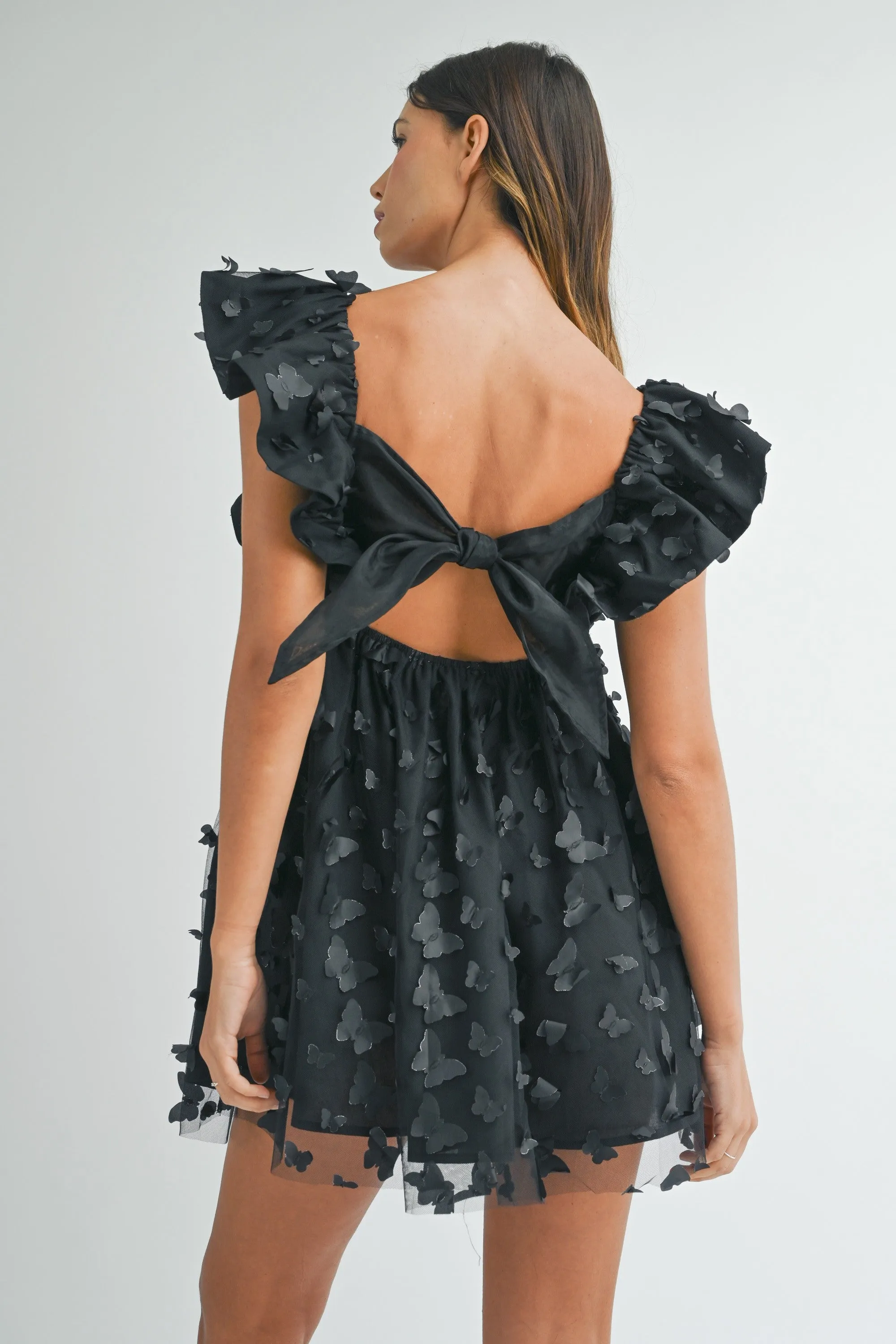 Butterfly Ruffle Dress