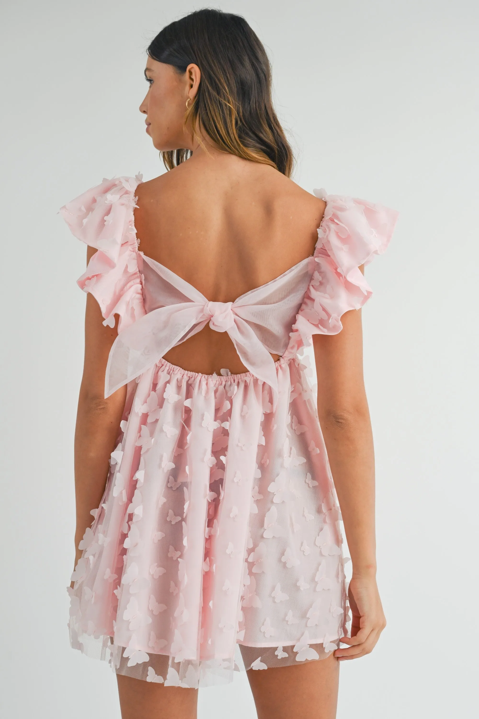 Butterfly Ruffle Dress