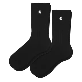 Carhartt WIP Madison 2-Pack Sock - Black