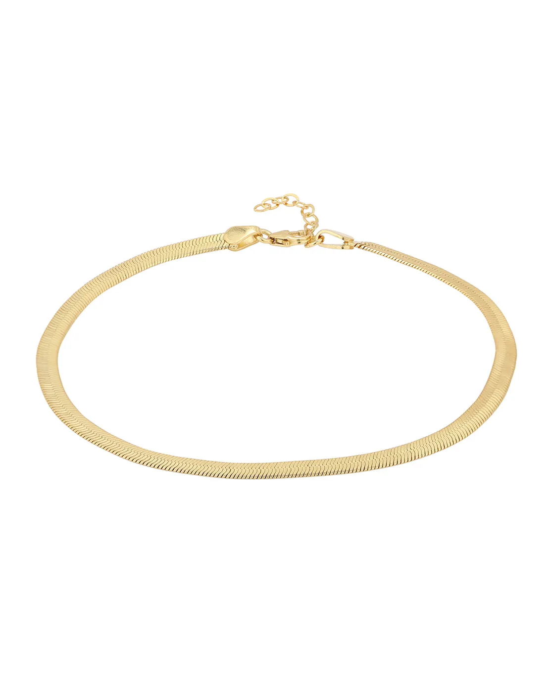 Carlton London Gold Plated Anklet For Women