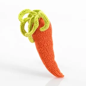 Carrot Crochet Rattle ll Handmade   Fair Trade