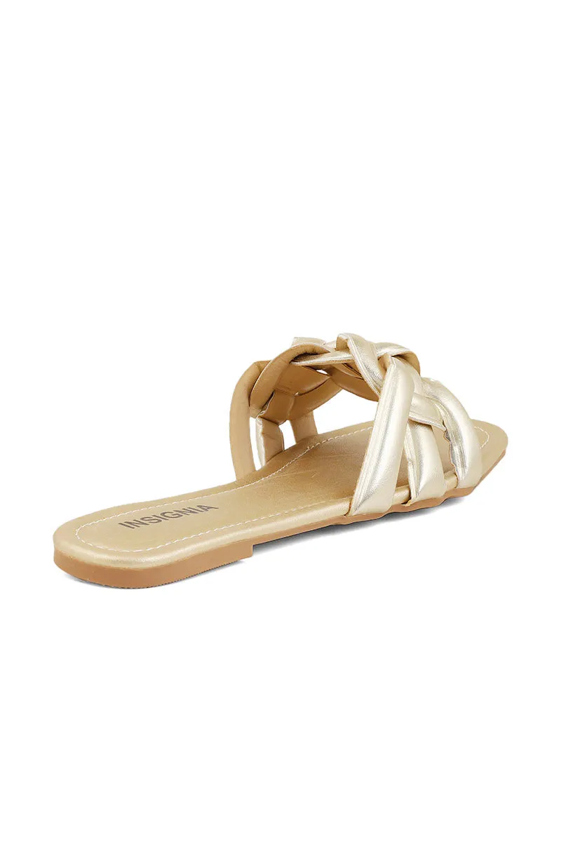 Casual Slip On I38572-Golden