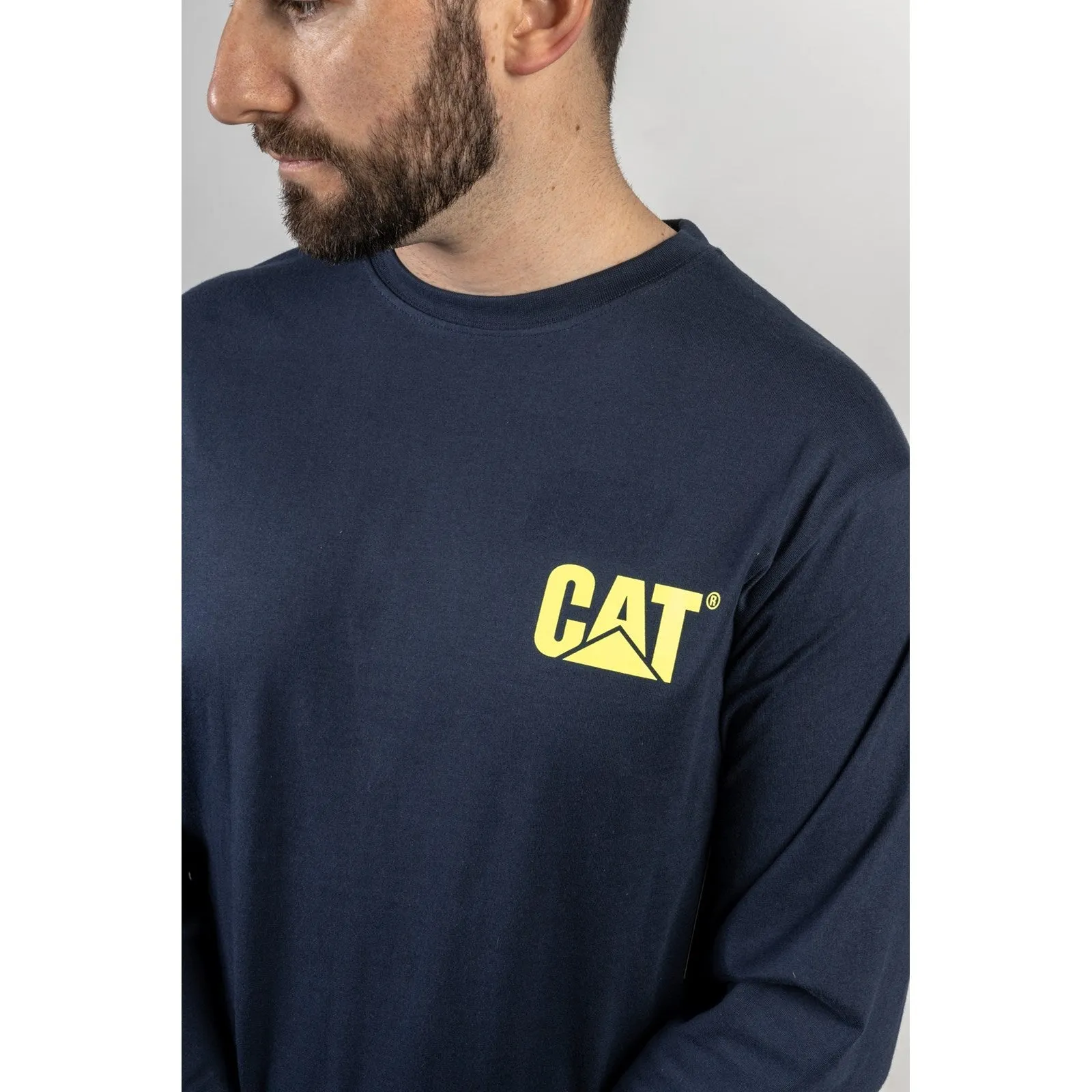 CAT Caterpillar Trademark Banner T-Shirt