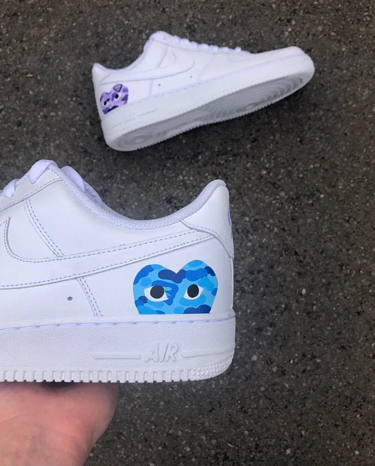 CDG X Bape - Air Force 1 Custom