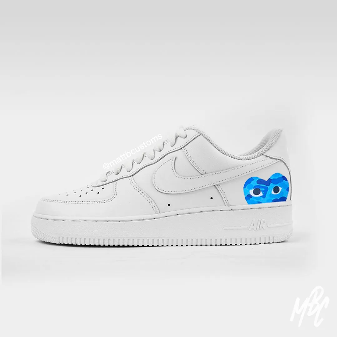 CDG X Bape - Air Force 1 Custom