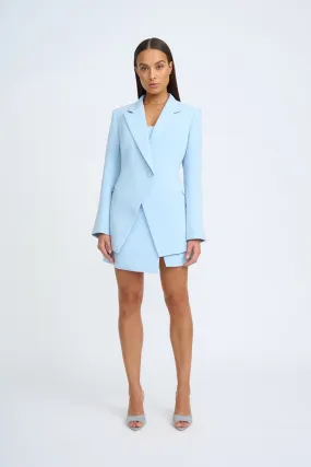 Celia Cinched Blazer | Final Sale - Powder Blue