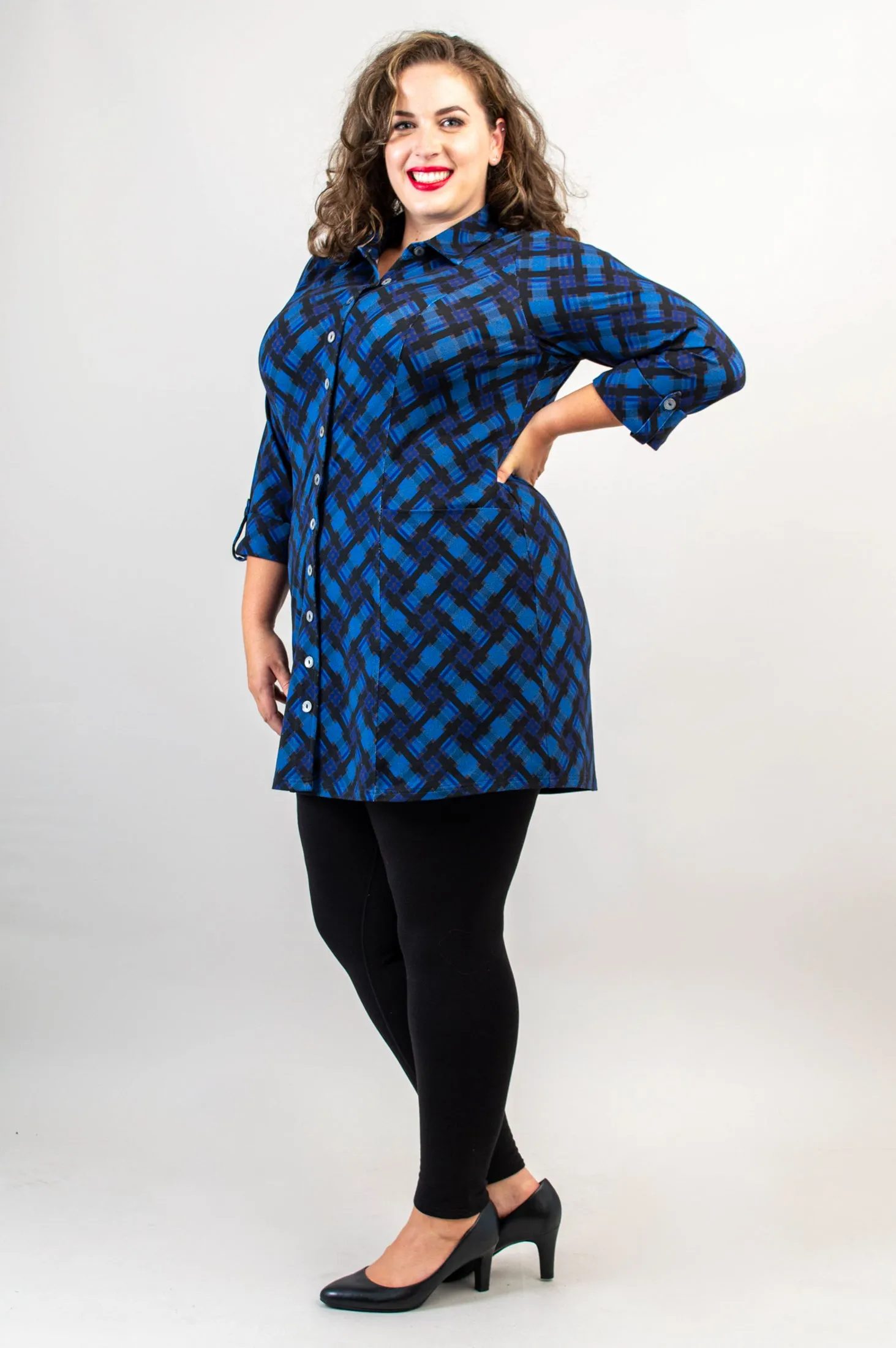 Charlie Tunic, Scottish Isles, Bamboo - Final Sale