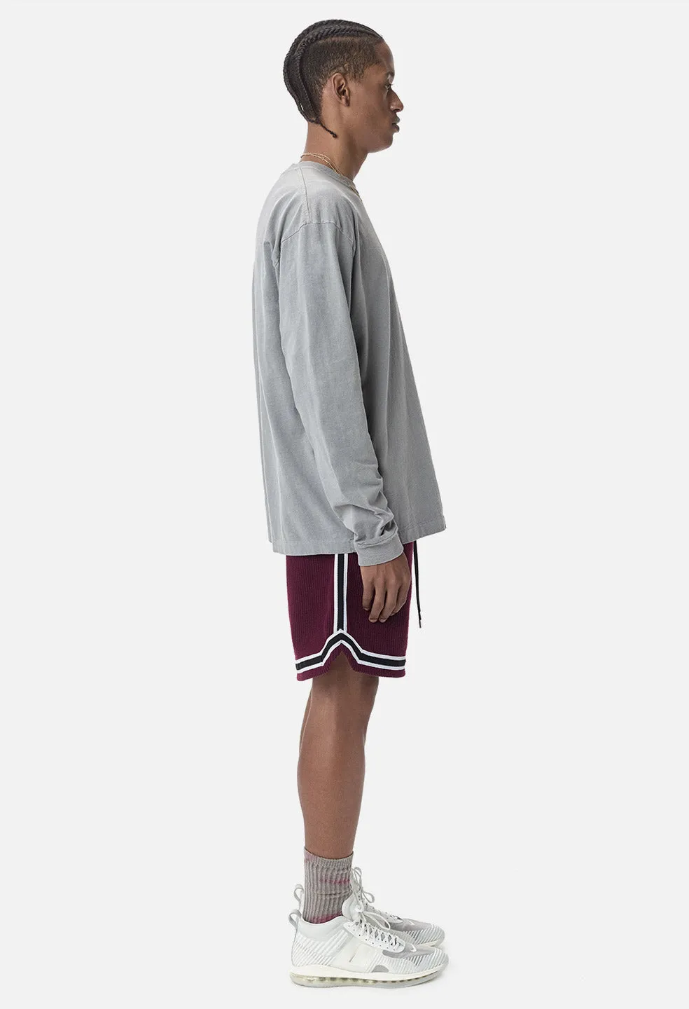 Corduroy Game Shorts / Burgundy