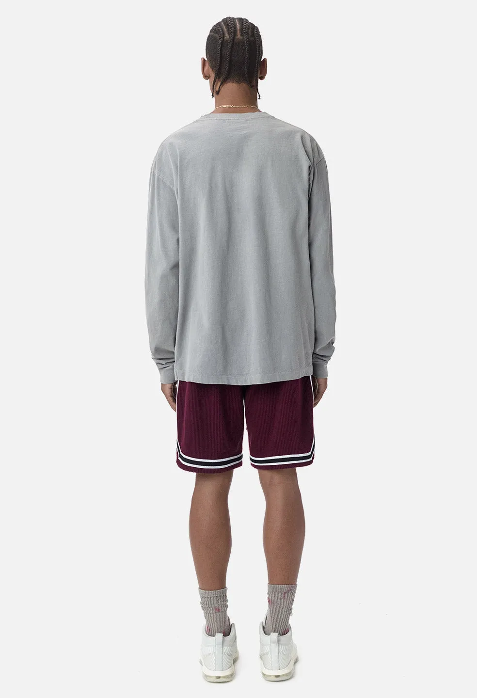 Corduroy Game Shorts / Burgundy