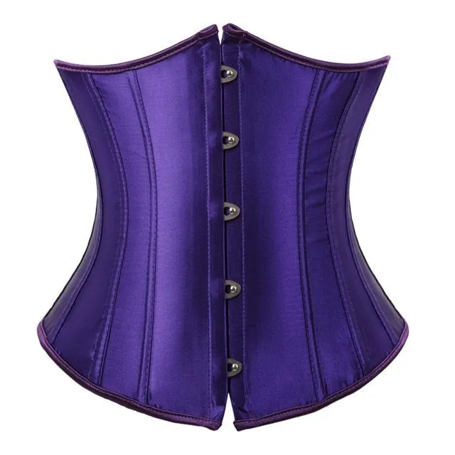 Corset Drag Satin (Deep Purple)