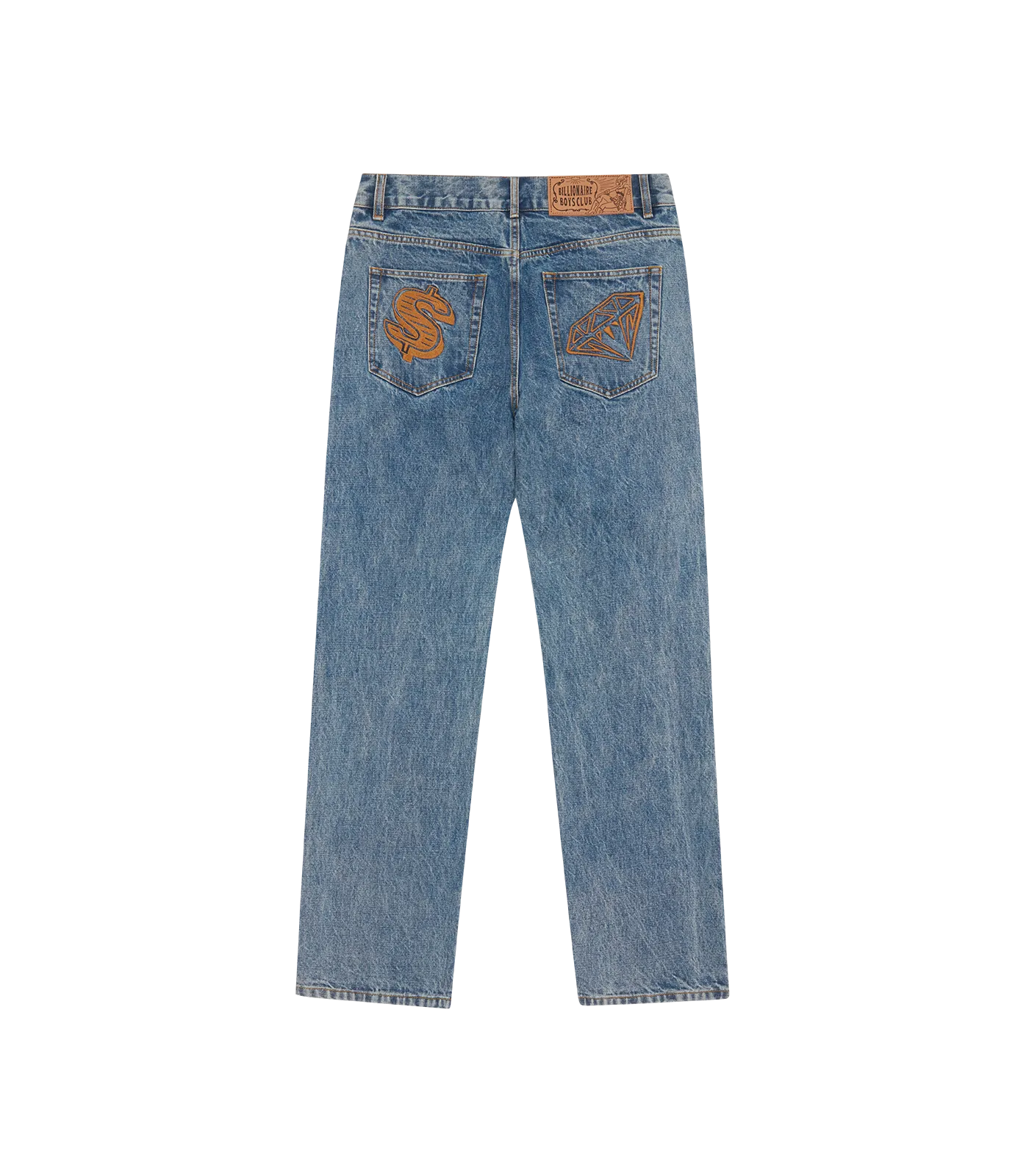 DIAMONDS & DOLLARS SELVEDGE DENIM PANT - HEAVY WASH BLUE