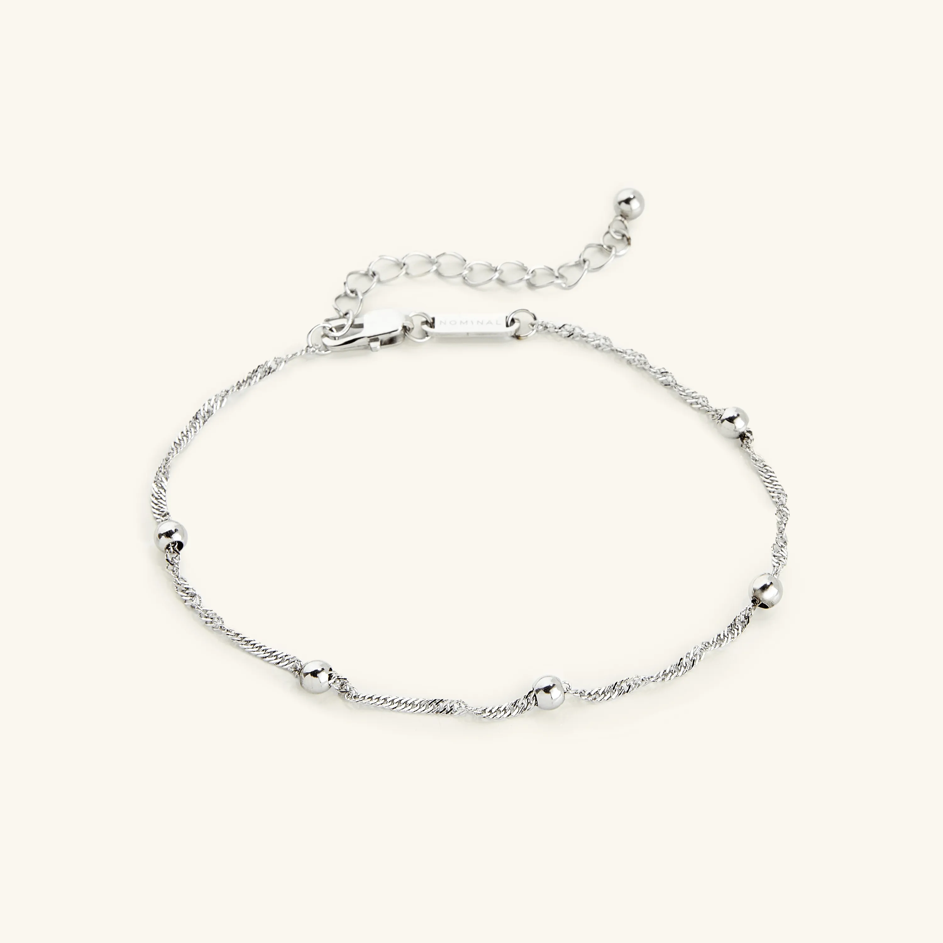 Dotted Twisted Anklet