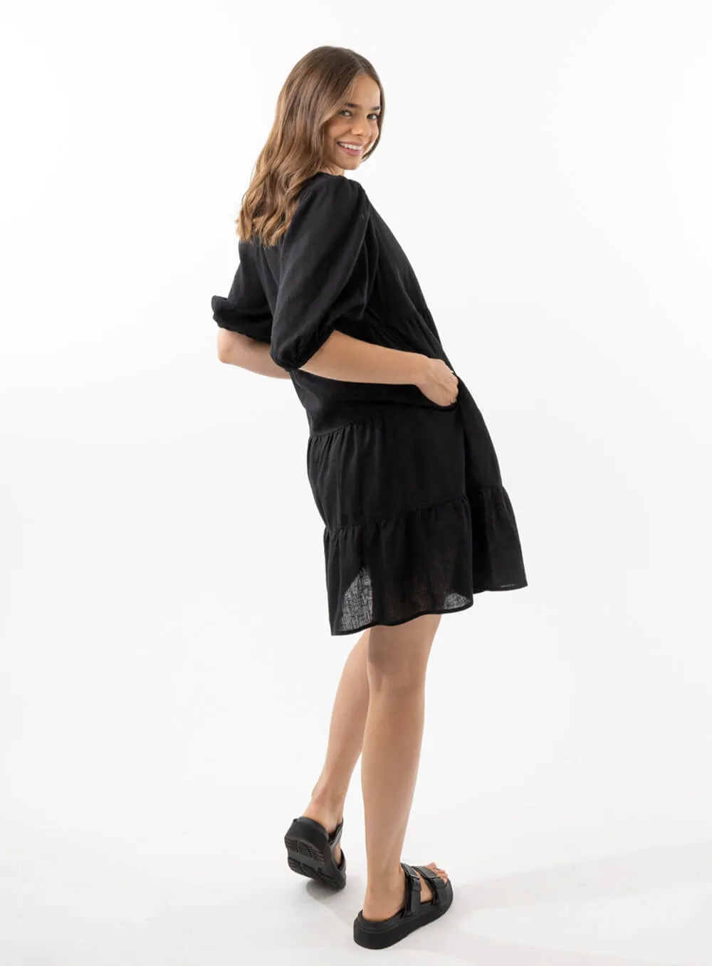 Eleanor Dress-Black